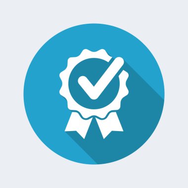 Approval check icon clipart