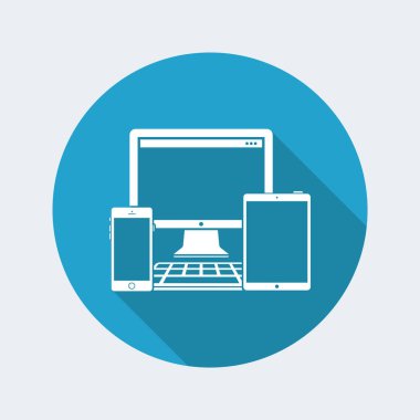 Aygıtlar Serisi düz simgesi