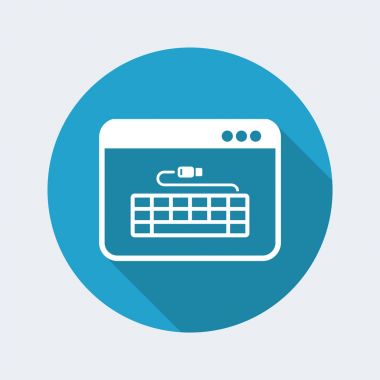 USB klavye simgesini