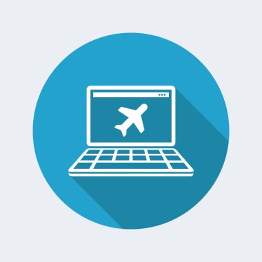 Seyahat Acentası düz simgesi