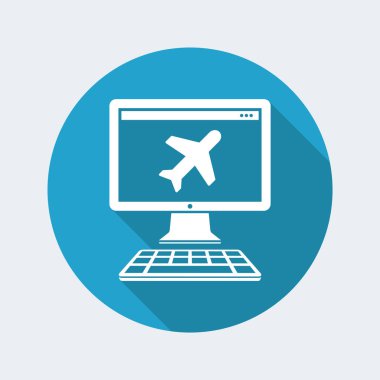 Seyahat Acentası düz simgesi