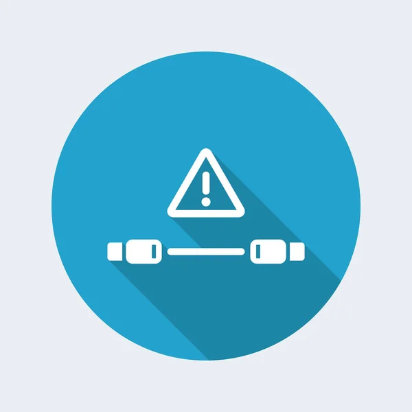 Error cable connection icon — Stock Vector
