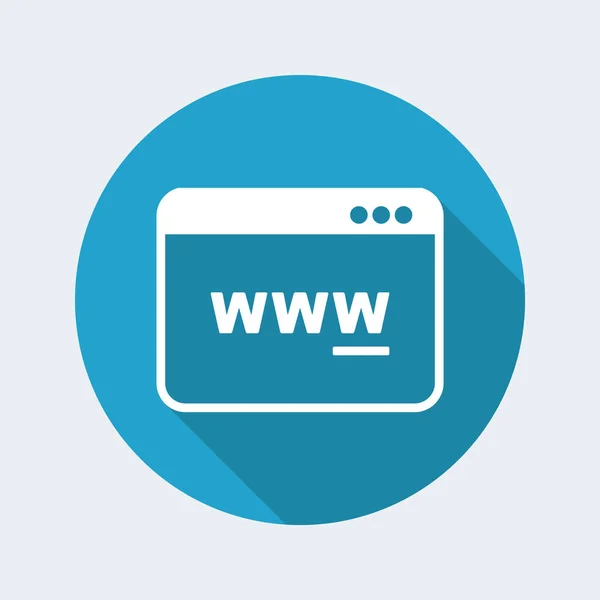 Ikona panelu przeglądarki sieci Web — Wektor stockowy