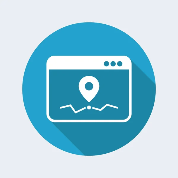 Mappa icona dell'applicazione — Vettoriale Stock