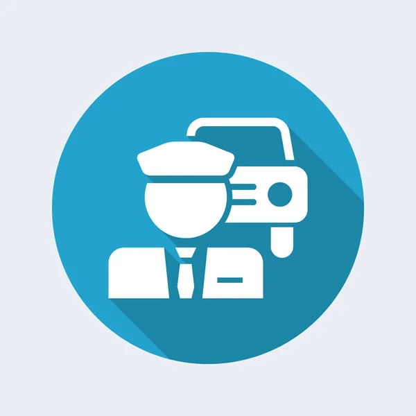 Chauffeur service  icon — Stock Vector