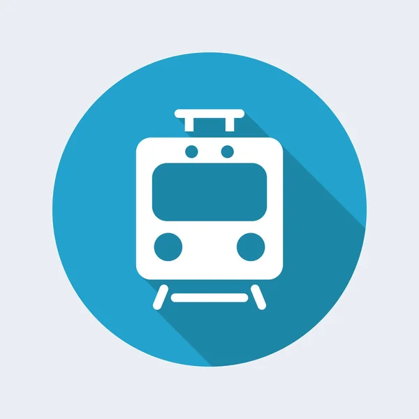 Rovinná ikona vlaku — Stockový vektor