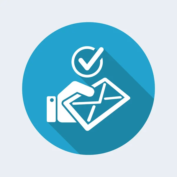 Concepto de icono de correo — Vector de stock