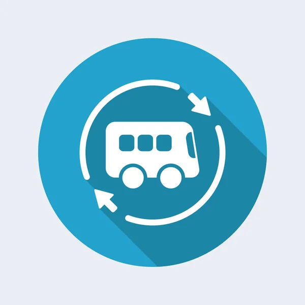 Bus services renew icon — Stock Vector