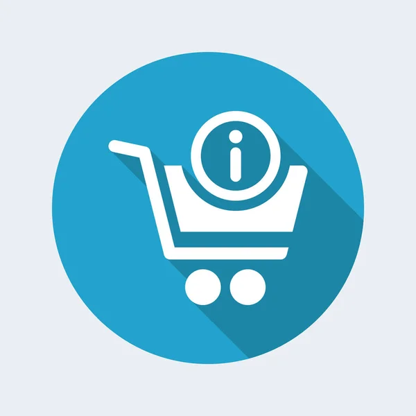 Informationen und Unterstützung beim Einkaufen — Stockvektor