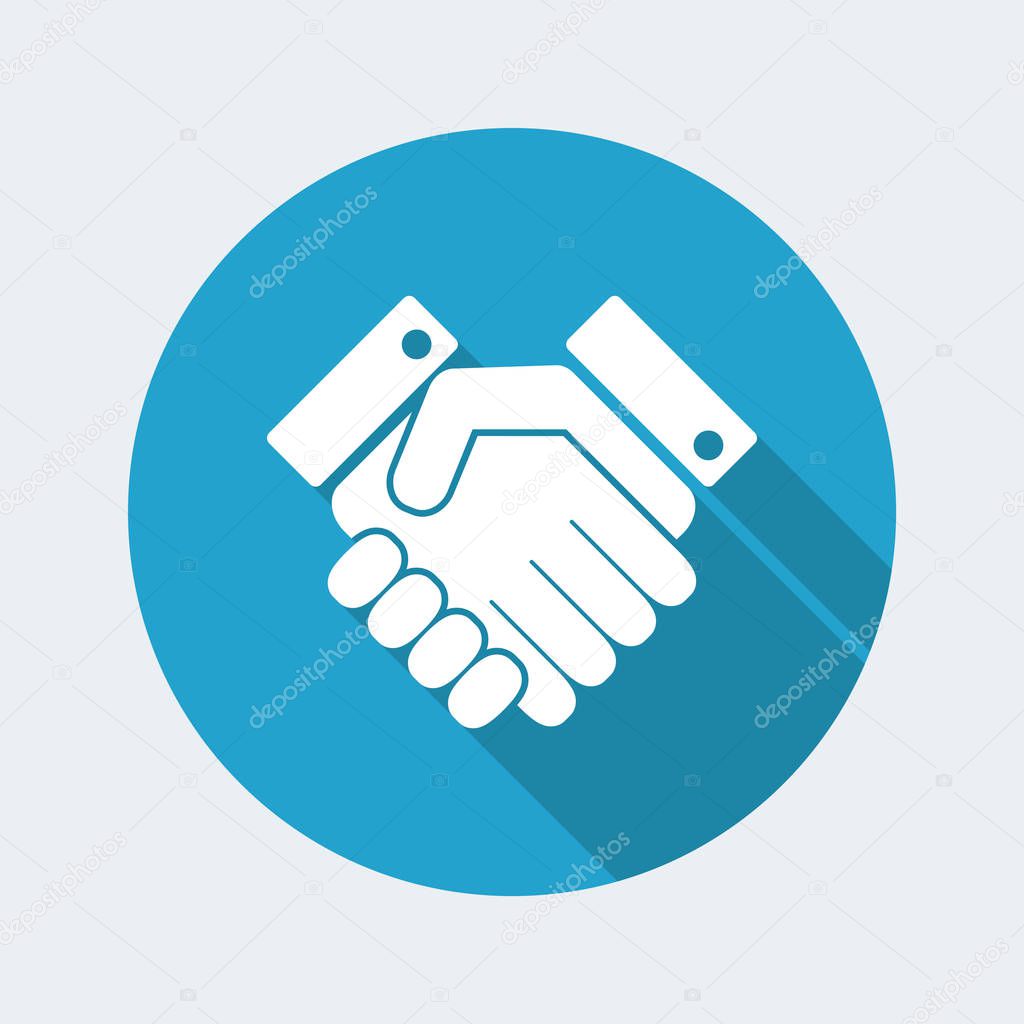 handshake simple icon