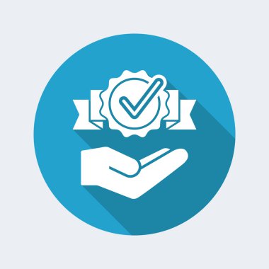 Onay işareti simgesi simgesi