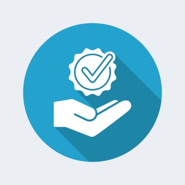 Onay işareti simgesi simgesi