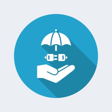 Korunan bağlantı simgesi