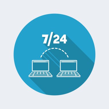 7/24 transferi veri Hizmetleri simgesi