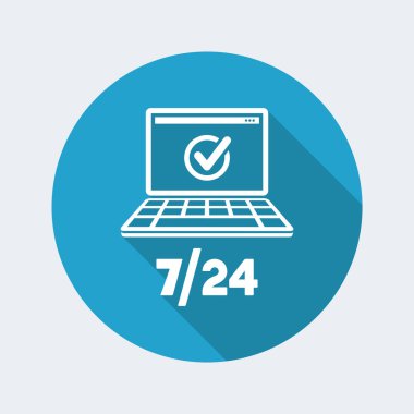  7/24 hizmet simgesini kontrol