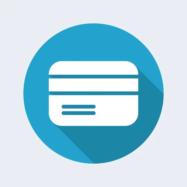 Creditcard - minimale pictogram — Stockvector