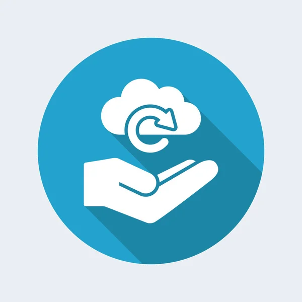 Cloud computing icon — Stock Vector