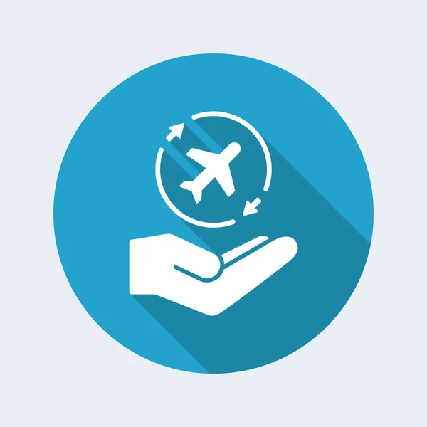 Airline services  icon — Stock Vector