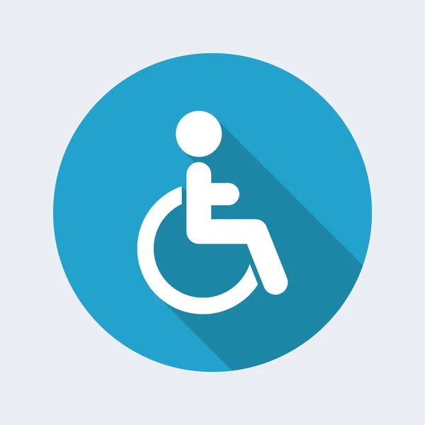 Handicapped Minimal icon — Stock Vector