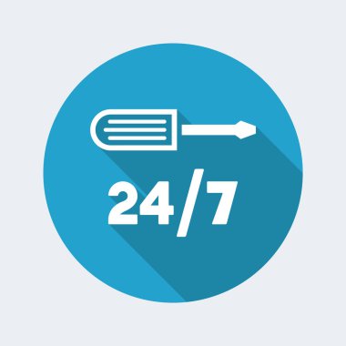 7/24 simgesi yardım hizmetleri