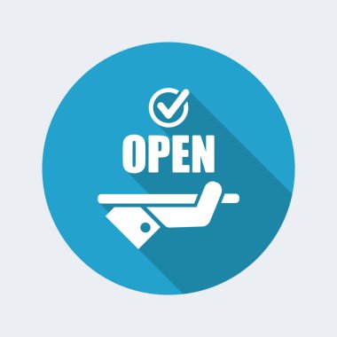 Tam zamanlı açık simgesi