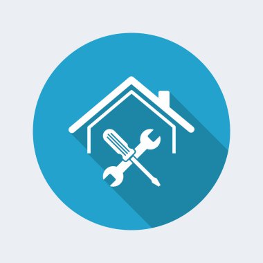 Ev onarım hizmetleri simgesi