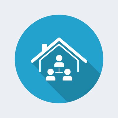 Konut ağ sistem kutsal kişilerin resmi