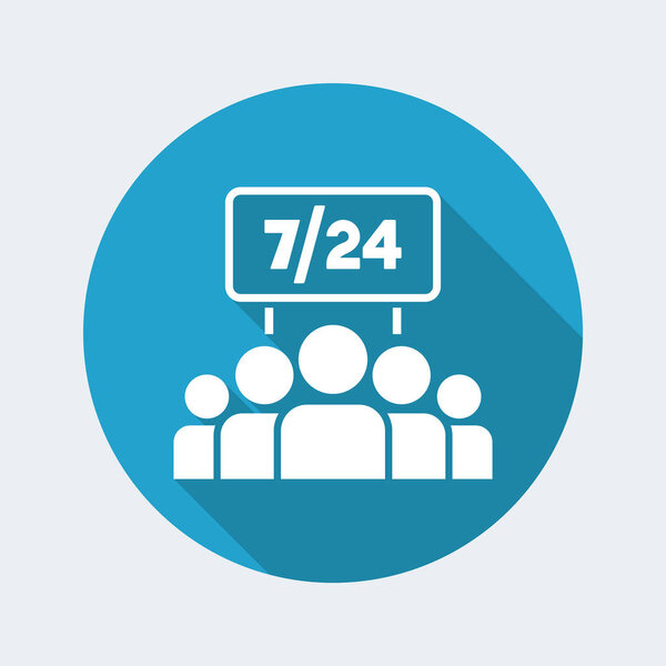 Team services 7 / 24 icon
