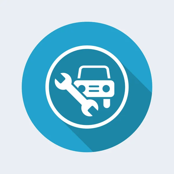 Full car assistance services icon — Stock Vector