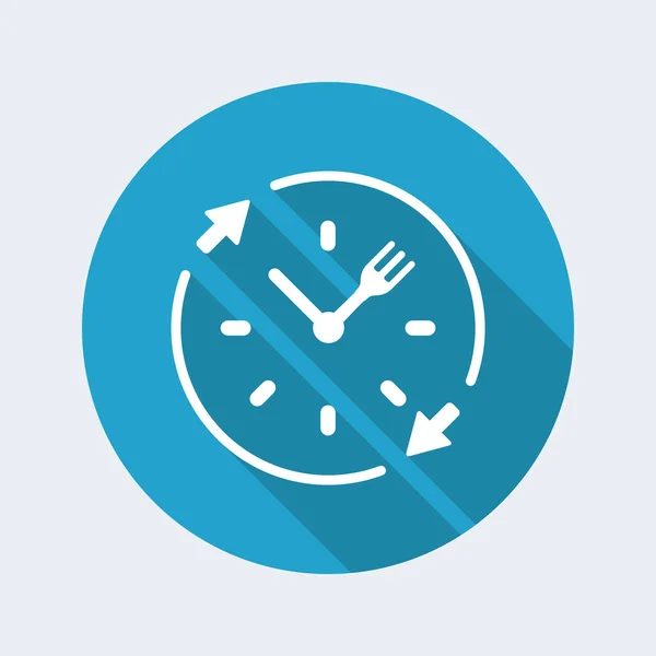 Icône des services alimentaires à temps plein — Image vectorielle