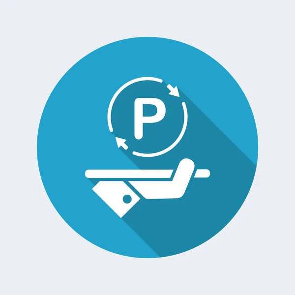 Oblast služeb stabilní parkování — Stockový vektor