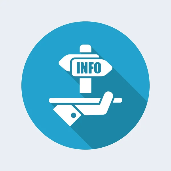Info services icon — Stock Vector