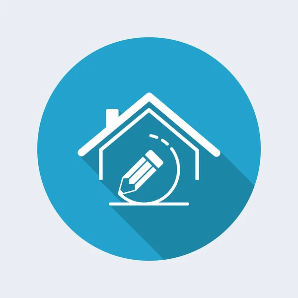 House design icon — Stock Vector