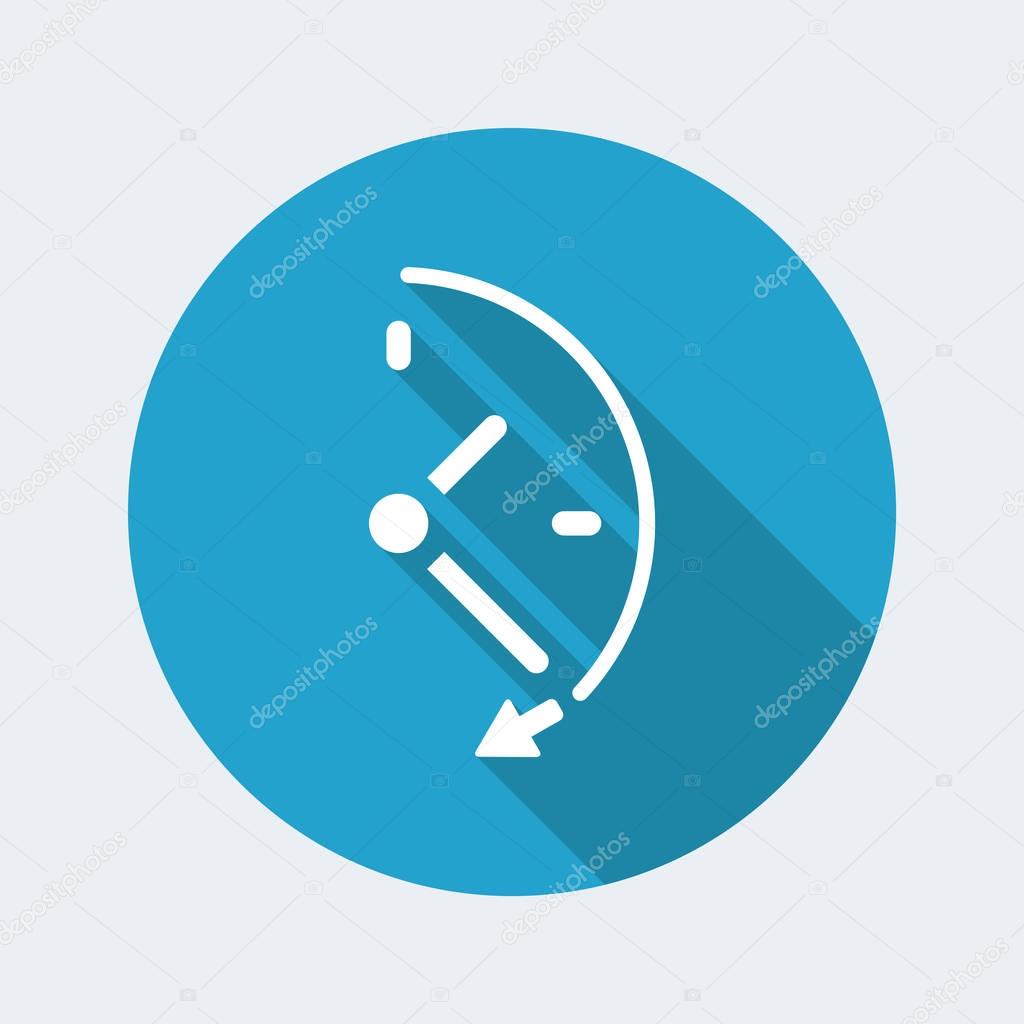 Spending time concept icon