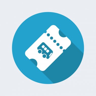 otobüs bileti simgesi