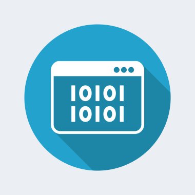 İkili kod - web simgesi