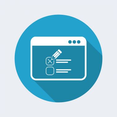 Web testi ile çoktan seçmeli sorular 