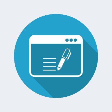 Yazma uygulama web simgesi