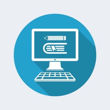 Kütüphane online web simgesi