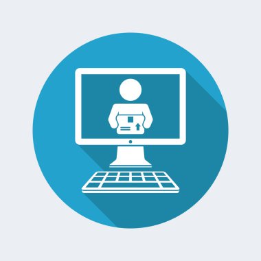 Kurye veya posta simgesi