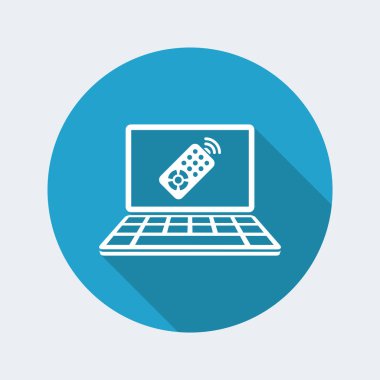 Bilgisayar uzaktan kumanda uygulama simgesi