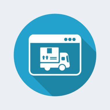 Kurye Web sitesi düğmesini 