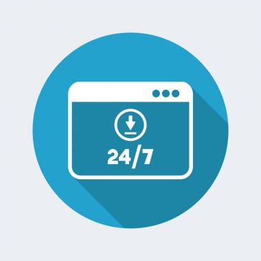 24/7 güncelleştirmelerini simgesi hizmet