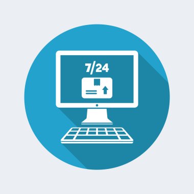 Teslimat Servisi 7/24 simgesini