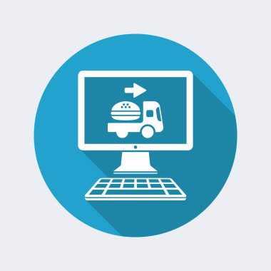 Fast food teslim simgesi