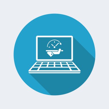 Yüksek hızlı performansları online simgesi