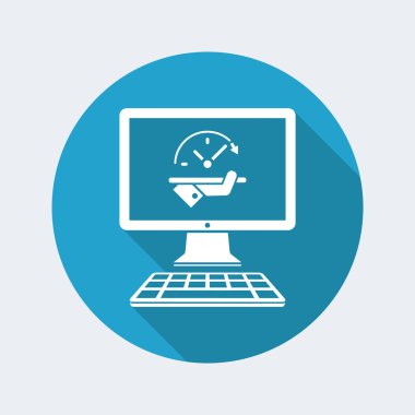 Yüksek hızlı performansları online simgesi