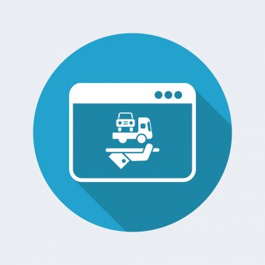 Araba yardım online simgesi