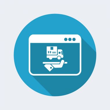 Online Teslimat Servisi simgesini