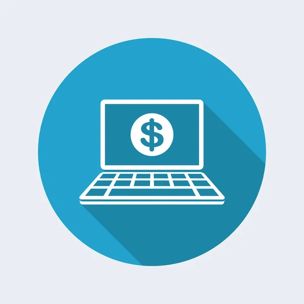 Online bankieren pictogram van de web services — Stockvector